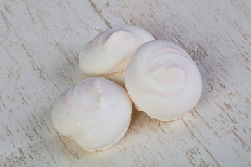 Delicious meringues cookies