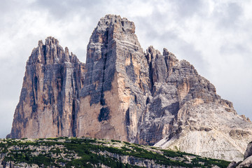 Naklejka na ściany i meble The three peaks of Lavaredo, Italy