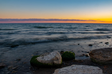 Stillness - Blue hour waves