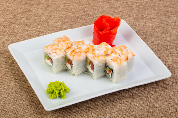 Roll with prawn