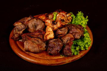 Grilled kebab plate