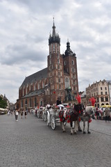 La plaza del mercado de Cracovia