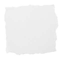 Obraz premium white paper ripped message torn