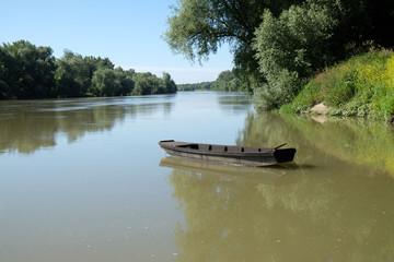 The Sava River is one of the very few unchanged lowland rivers in Europe, Lonjsko polje in Croatia