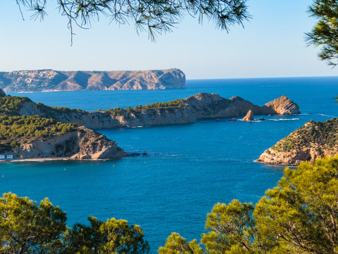 Mediterranean coastline Javea
