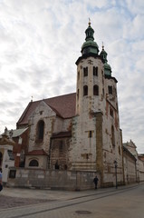 Fototapeta na wymiar Kościół Św. andrzeja w Krakowie, wczesnym rankiem