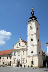 Obraz premium Parish Church of Saint Nicholas in Cakovec, Croatia