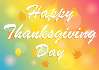 Thanksgiving holiday greetings, autumn
