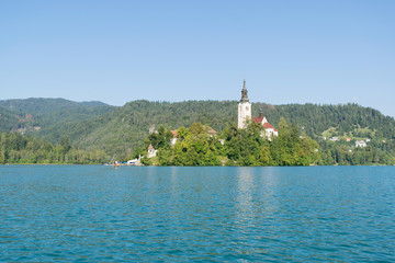 The Church of the Assumption, Bled, Slovenia