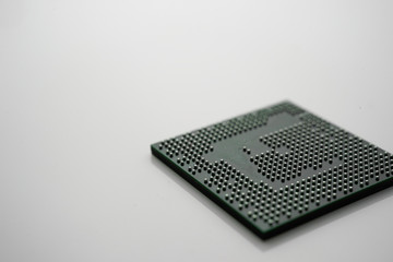 Close up of Semiconductor BGA IC
