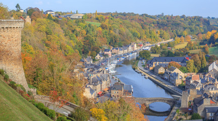 Dinan, le port et la Rance