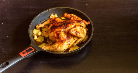 whole grilled chicken