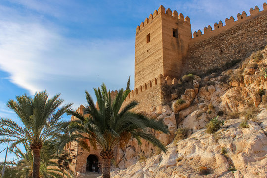 Burg Alcazaba, Almeria, Andalusien, Spanien