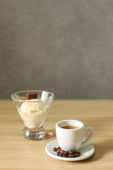 ice cream with espresso
