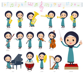 Arab old women_classic music