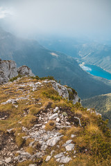 Beautiful alpine view at Feuerkogel summit -Ebensee - Salzburg - Austria