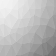Grey Polygonal Background. Rumpled Triangular Pattern. Low Poly Texture. Abstract Mosaic Modern Design. Origami Style