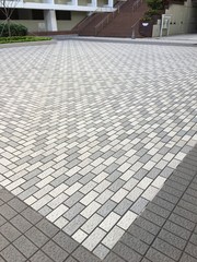 flooring patterns in a university campus