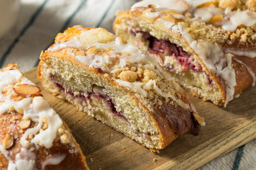 Sweet Homemade Coffee Cake Strudel