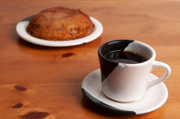 coffee and banana cake