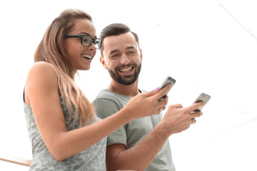 portrait of a beautiful young couple