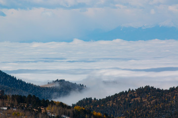 Fog and Snow Inversion on the Sangre de Cristo