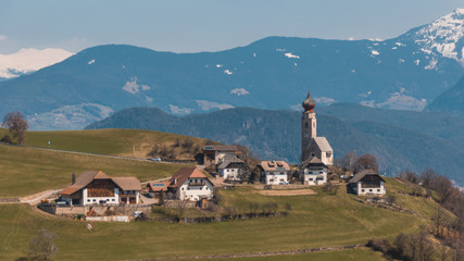 Beautiful alpine view at Bozen - Italy