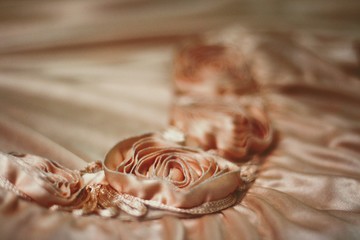 Shiny silk flower background