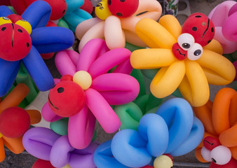 colorful background balloons.