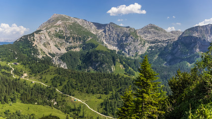 Beautiful alpine view at the Jenner - Berchtesgaden - Bavaria
