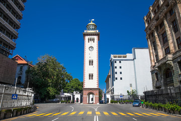 Fototapeta premium Lighthouse nowadays as the clock tower in Colombo.