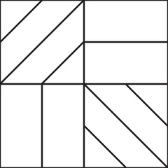 Abstract geometric seamless pattern