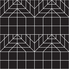 Abstract geometric seamless pattern