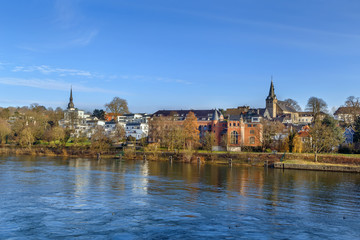 Fototapeta na wymiar View of Kettwig, Germany