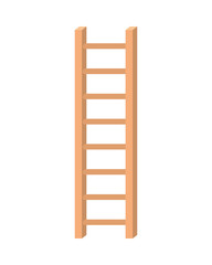 wooden stair isolated icon