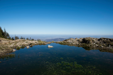 A beautiful view of the Vladeasa mountain in Romania