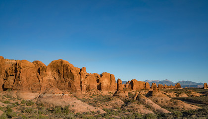 Fototapeta na wymiar Arches national park in Utah USA