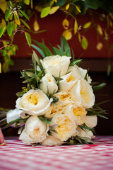 Big wedding bouquet