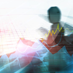 Online trading, Forex, Investment and financial market concept.