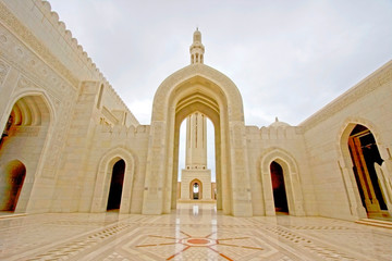 Fototapeta premium Sultan Qaboos Grand Mosque, Oman.