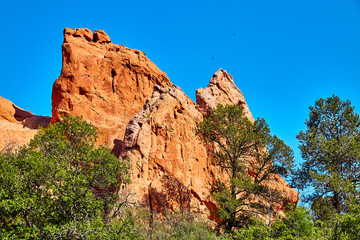 Garden of the Gods Red Rocks in Colorado