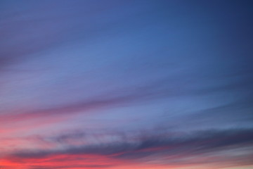 Naklejka premium Himmel Wolken Morgen