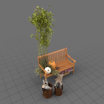 Patio decor set