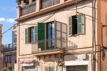 Obraz premium Spanischer Balkon in Palma de Mallorca