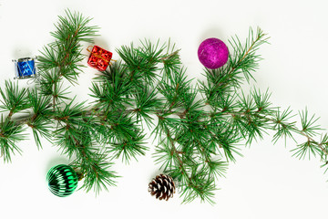 Christmas tree and ornament