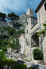 Fototapeta na wymiar Omis, Dalmatien, Kroatien