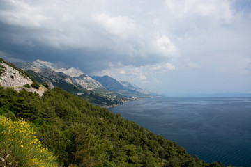 Fototapeta na wymiar Makarska Riviera, Dalmatien, Kroatien