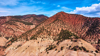 Aerial Colorado Rocky Mountains Red Rock