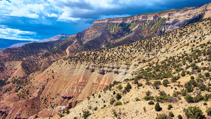 Aerial Colorado Rocky Mountains