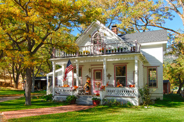 Our Home in Genoa, Nevada During Halloween